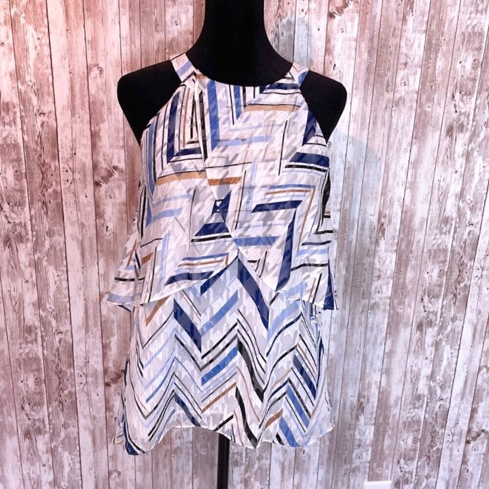 White House Black Market Sleeveless Blouse size 4